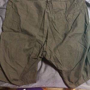 Black cargo shorts